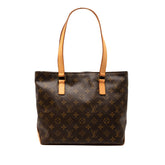 ルイ ヴィトン モノグラム カバピアノ ハンドバッグ トートバッグ M51148 ブラウン PVC レザー レディース LOUIS VUITTON 【中古】
